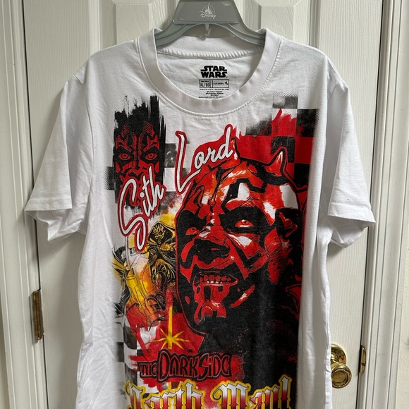 Star Wars Darth Maul Graphic Tee - White and Red - Picture 1 of 3